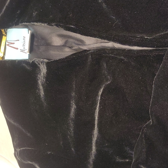 Marciano Black Velvet "real" Jacket Size 6 - Picture 6 of 12